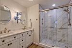 Primary Bath with Custom Walk in Shower